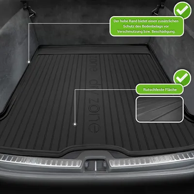 Immagine prodotto di Tappetino in gomma per bagagliaio adatto a Volkswagen e-Golf hatchback 2014-2019