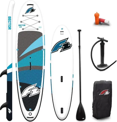Image de F2 Sector WS 10,5 Windsurf Stand Up Paddle Board iSUP Set bleu double couche