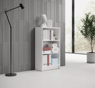 Zdjęcie produktu dla Regal >Lissy< in Weiß - 60x106x28cm (BxHxT)