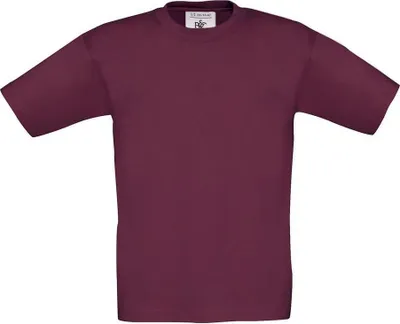 Produktbild von Kinder-T-Shirt, Kurzarm - B&C EXACT 150/K - burgundy - Größe 9/11