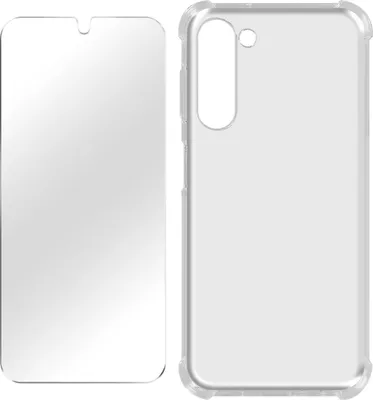 Produktbild von Avizar, Schutz-Set, Hülle + Schutzfolie für Samsung Galaxy S23, Transparent