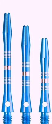 Produktbild von Designa | Multiline Aluminium Dartschäfte | Short 35 mm | Blau | 1 Set