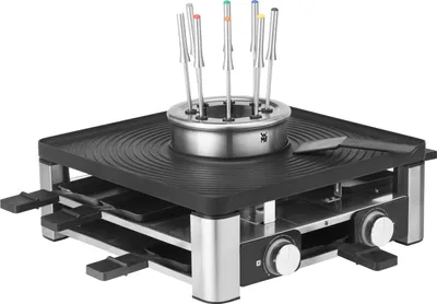 Image de WMF Lumero 61.3020.1009 Gril à raclette 8 personne(s) Noir - Acier inoxydable 1960 W (415480011)