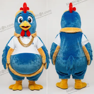 Productafbeelding van Blauwe Gevederde Kip Parmezaanse Mascotte MASTICOT