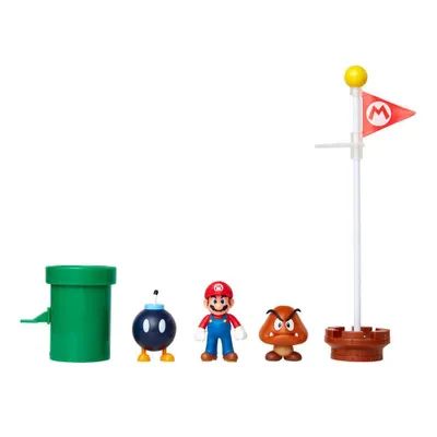 Produktbild von Nintendo 6,5 cm Acorn Plains Diorama Set - Fanartikel