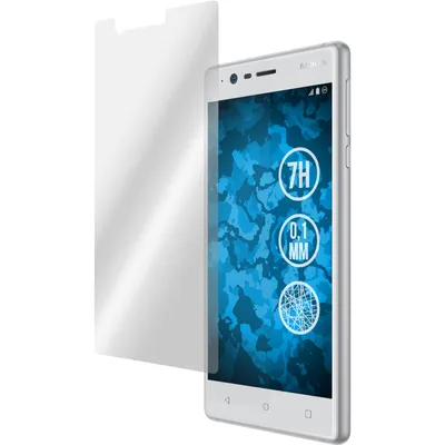 Produktbild von 4 x Displayschutzfolie Fiber-Glas klar  für Nokia 3 von PhoneNatic