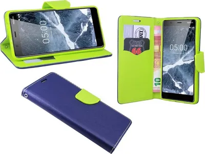 Zdjęcie produktu dla Nokia 5.1 2018 pokrowiec na telefon komórkowy etui na smartfona pokrowiec ochronny niebieski