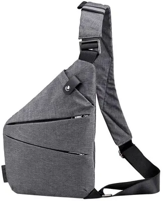 Produktbild von Azomor® Schoudertas für Herren – Anti-Diebstahl, ergonomisch, wasserabweisend, multifunktionale Fächer, ideal für Reisen und Alltag