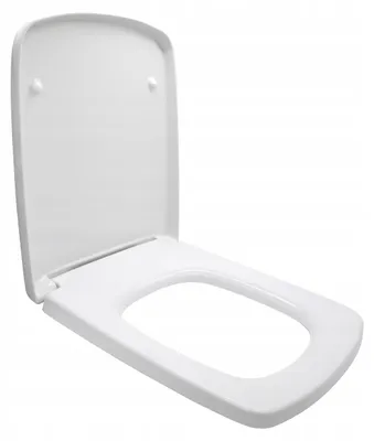 Produktbild von WC Sitz - Toilettensitz - Weiß - 44 Cm X 36,8 Cm - Absenkautomatik - Duroplast - Toilettendeckel