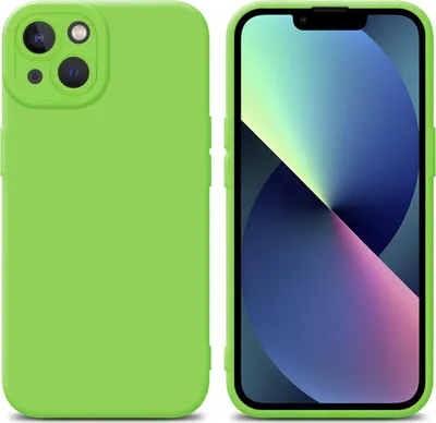 Image de Cadorabo Housse pour Apple iPhone 13 Housse en vert TPU silicone Etui Case Housse téléphone portable