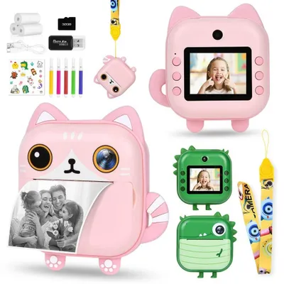 Image de Appareil photo instantané pour enfants avec double caméra 1080p