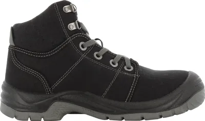 Produktbild von Safety Jogger Sicherheitsstiefel S1P DESERT, Canvas Obermaterial, schwarz, Gr. 43