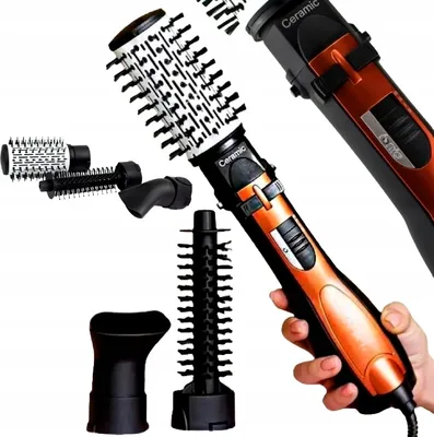 Produktbild von Gemei 3In1 Keramik-Haartrockner Und Lockenstab Mit Ionisierungsfunktion - Locken