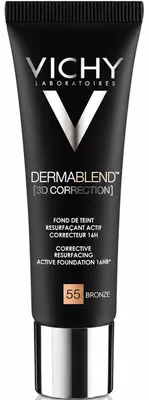 Imagen del producto de VICHY Dermablend, base de maquillaje corrector 3D, tono 55 Bronze, 30 ml, crema