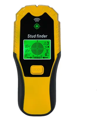 Produktbild von Ortungsgerät 5 in 1 Wandscanner Holzterrier 12mm 25mm 38mm, Metaller 60mm, Wechselstromkabeler 51mm, LCD-Anzeige, Audioalarm, Messtechnik