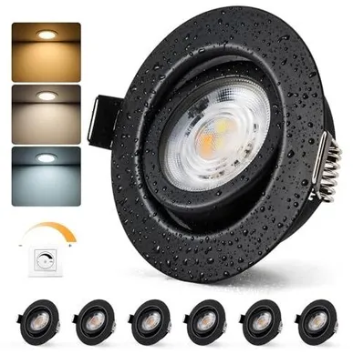 Zdjęcie produktu dla Reflektor LED do zabudowy sufitowy ściemniany 230V IP44