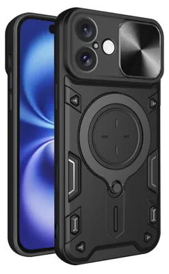 Obrázek produktu pro Techsuit CamGuard Pro Zadní kryt pro Apple iPhone 16 - Černý
