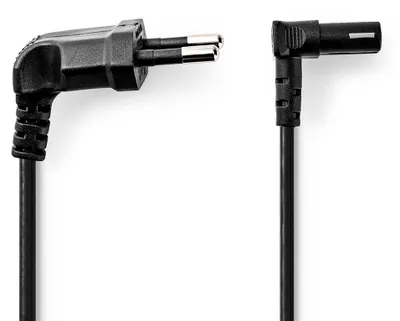 Obrázek produktu pro Napájecí kabel, Euro samec podle IEC-320-C7, 3m, černý