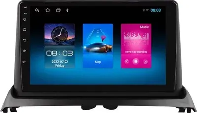 Zdjęcie produktu dla Renault Clio 2 (2000-2012) Seria S Radio samochodowe z systemem Android – ekran dotykowy QLED 1280x720, CarPlay, Android Auto, Bluetooth, WiFi, 3 porty USB, RDS, podzielony ekran, PiP – podwójny DIN