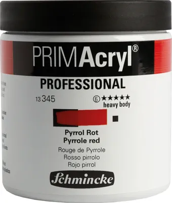 PRIMAcryl - Pyrrol Rot - 237ml Feinste Künstler Acrylfarbe Schmincke 13 345 053