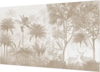 Produktbild von Selbstklebende Fototapete - Wandbilder für Wohnzimmer - 416x254 - Dekorative Wandfolie - Modernes Design für Wanddekoration - Tapeten für Innenräume - Tropische Landschaft