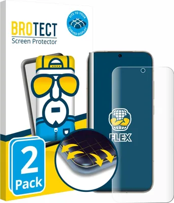 Produktbild von 2x BROTECT Fullscreen Schutzfolie für Honor Magic 8 Displayschutz Folie Fullcover Klar Transparent