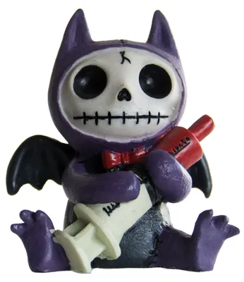 Produktbild von Kleine Flappy Furrybones Figur Fledermaus - die Geschenkidee für Gothic Fans