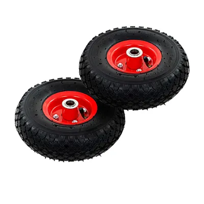 Zdjęcie produktu dla Koła Do Wózka Transportowego, 2 Szt., Guma, 3.00-4 (260X85) Lumarko!