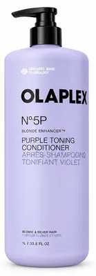 Imagen del producto de Acondicionador púrpura Olaplex No.5P, intensificador para cabellos rubios, 1000 ml