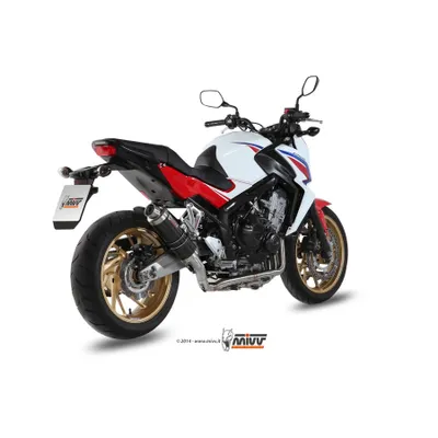 Produktbild von Mivv SPORT Schalldämpfer GP Komplettanlage 4x2x1 Carbon für HONDA CB 650 F BJ 2014 > 2018