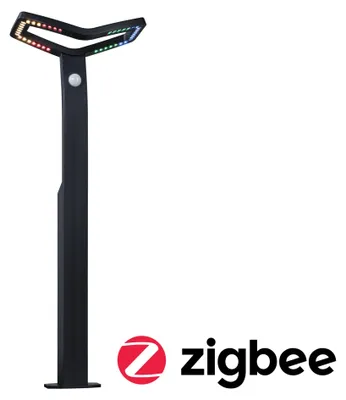 Image de Paulmann LED Borne d'éclairage Alara Détecteur de mouvement àcrépusculaire (IR)