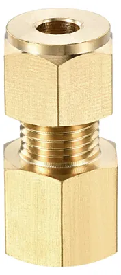 Kompressions-Rohrverschraubung G1/4 IG x 6 mm, Messing, gerade