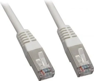 Produktbild von CAT 5e Patchkabel, F/UTP, weiß Kupferkaschierter Aluminiumleiter (CCA)