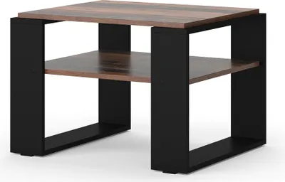 Produktbild von Couchtisch Vicco Helm Antikholz 65.6 x 55.8 cm mit Ablage, Model 49993