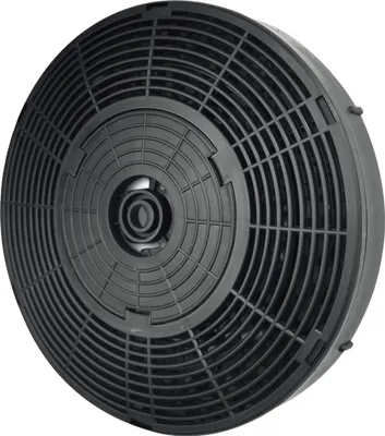 Produktbild von YUNA Kohlefilter KAF4 Aktivkohlefilter Dunstabzugshaube für Umluftbetrieb Schwarz Ø 175 mm Geruchsfilter