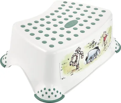Produktbild von keeeper kids Tritthocker "tomek winnie" weiß mit Aufdruck