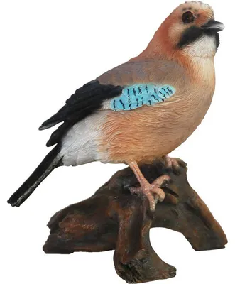 Produktbild von Naturgetreue Tierskulptur Eichelhaher Vogel - 16 cm