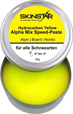Produktbild von SkinStar Hydrocarbon Alpha Mix yellow Speed-Paste Skiwax Skiwachs Rennwachs 80g