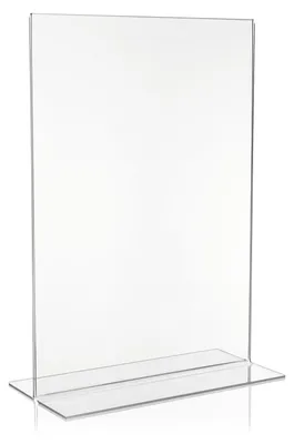Produktbild von Posterhalter Posterständer Plakathalter - DIN A3 - 3,0 mm - Transparentes Plexiglas