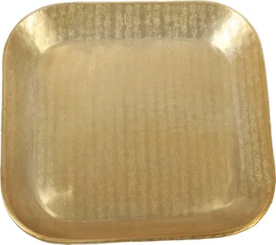 Produktbild von Orientalisches Tablett Prisma Gold, Größe:35x35 cm