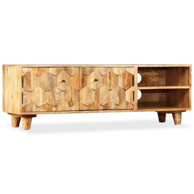 Obrázek produktu pro The Living Store TV skříňka z masivního mangového dřeva 118 x 35 x 40 cm