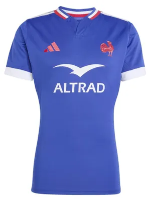 Image de Maillot de rugby domicile Adidas Allemagne, réplique, coupe performance, saison 2025/26, bleu, taille M