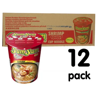 Produktbild von YumYum | Garnelennudelsuppe | 12 x 70 g