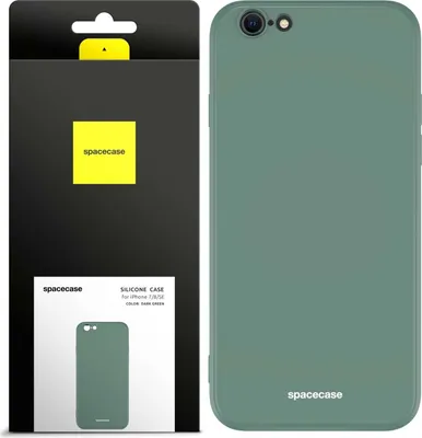 Image de Coque en silicone SPACECASE pour iPhone 7/8/SE Vert