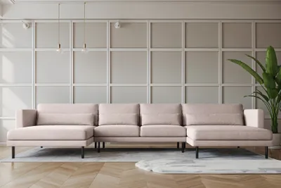 Produktbild von Kaiser Möbel Ecksofa DANI in U-Form,Stilvolles,stoff Verita Beige