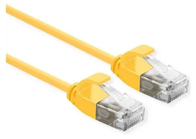 Immagine prodotto di ROLINE UTP DataCenter Patchkabel Cat.6A (Class EA), LSOH, slim, gelb, 1,5 m