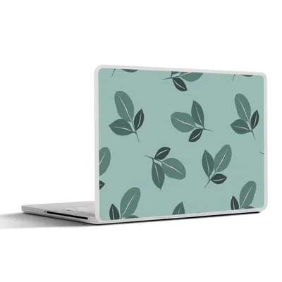 Produktbild von MuchoWow® Laptop Aufkleber Sticker Cover Sommer - Blätter - Muster 31x22.5 cm - Laptop-Deko