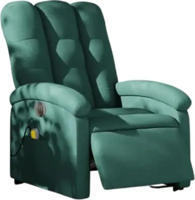 Produktbild von Elektrischer Massagesessel 93 x 70 x 101 cm Stoff Dunkelgrün