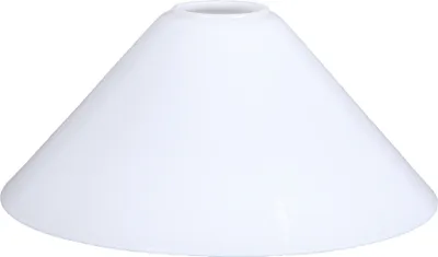 Produktbild von Schusterglas Ø 220mm Lampenglas weiß Ersatzglas Leuchtenglas rund Glasschirm E27