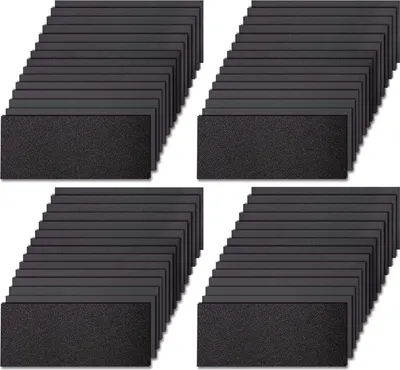 Produktbild von Schleifpapier – 60 Stück Schleifpapierbögen, Körnung 60 bis 10000, Schleifpapier-Sortiment, Premium
